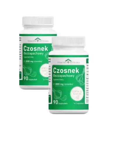 Czosnek Bezzapachowy 2x – zestaw | Domowa Apteczka