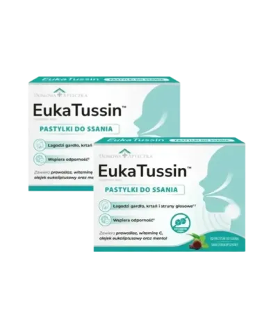 EukaTussin Pastylki 2x – zestaw | Domowa Apteczka