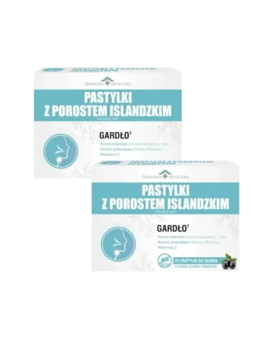Pastylki z Porostem Islandzkim – zestaw 2x 24 szt.