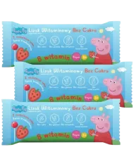 Lizak Peppa truskawkowy – zestaw 3 szt.