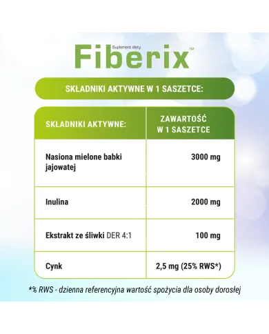 Fiberix – zestaw 2x 14 saszetek na trawienie