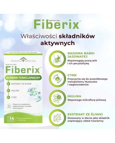 Fiberix – zestaw 2x 14 saszetek na trawienie