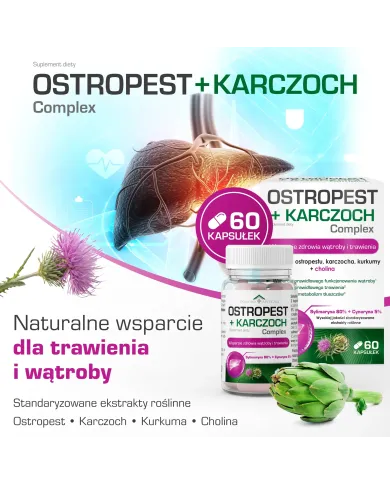 Ostropest i Karczoch Complex – zestaw 2 szt.