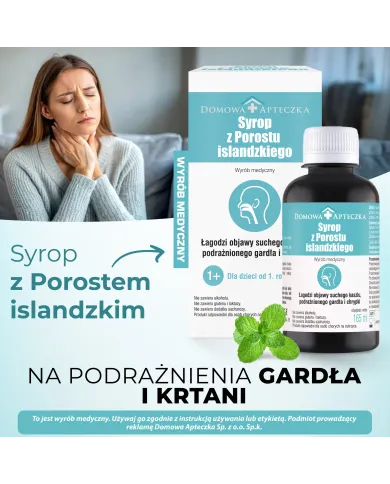 Syrop z Porostu Islandzkiego 165 ml – zestaw 2 szt.