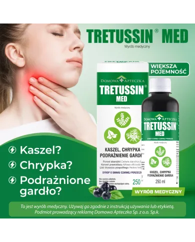 Tretussin Med 250 ml – zestaw 2 szt. na kaszel
