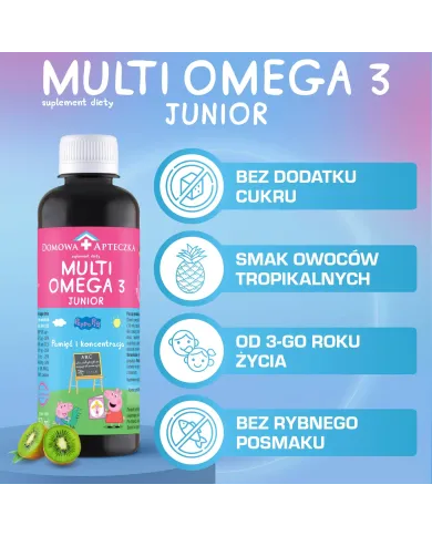 Multiomega 3 Junior – zestaw 2 szt. omega-3 dla dzieci