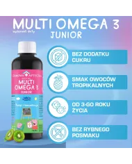 Multiomega 3 Junior – zestaw 2 szt. omega-3 dla dzieci