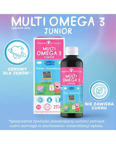 Multiomega 3 Junior – zestaw 2 szt. omega-3 dla dzieci