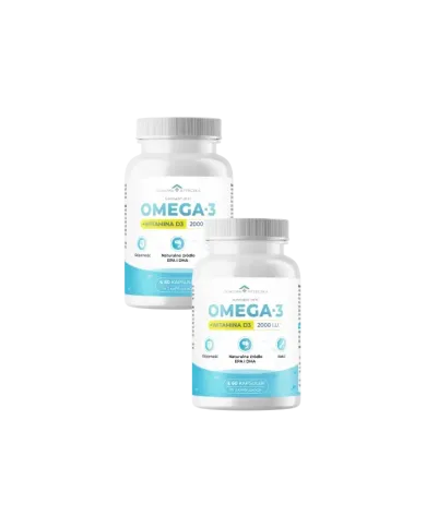 Omega 3 + Witamina D3 – zestaw 2 szt.