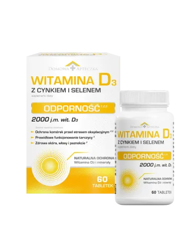 Witamina D3 + Cynk i Selen – trio na odporność