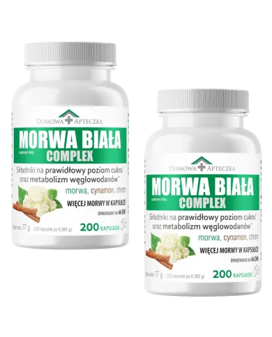 Morwa Biała Complex – zestaw 2 szt. na poziom cukru