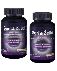 Sen Żelki – zestaw 2 szt. z melatoniną na sen