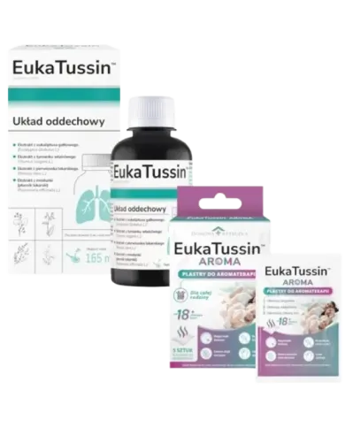 EukaTussin syrop + Aroma plastry – zestaw