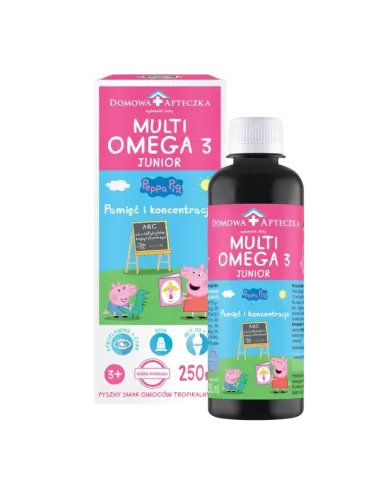 Multiomega 3 Junior + Żelki bez cukru – zestaw