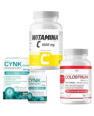 Prezent na odporność – Witamina C Cynk Chelat Colostrum Bovinum DLA SENIORA