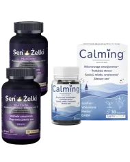 Zestaw na sen stres Sen Żelki Calming melatonina relaks wyciszenie PREZENT