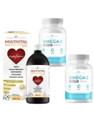 Witaminy dla babci dziadka Multivital Omega-3 mózg odporność wzrok Prezent