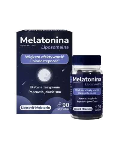 Na stres i sen Ashwagandha KSM-66 Melatonina Liposomalna wyciszenie PREZENT