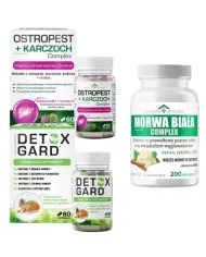 Detox i metabolizm Ostropest Morwa Biała wątroba cukier trawienie PREZENT