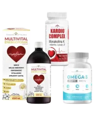 Prezent dla Seniora na serce cholesterol Multivital Omega 3 Kardio Complex