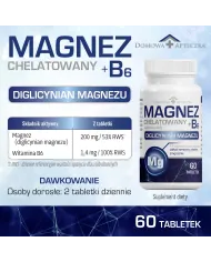 Magnez chelatowany + witamina B6 – najlepsza przyswajalność