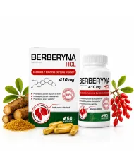 Berberyna HCL 400 mg – standaryzowane kapsułki | 60 szt.