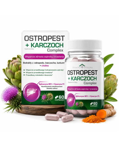 Ostropest i Karczoch Complex – wsparcie wątroby i trawienia