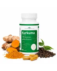 Kurkuma Esencja Natury – 490 mg kurkuminoidów + piperyna