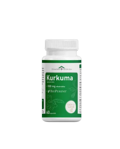 Kurkuma Esencja Natury – 490 mg kurkuminoidów + piperyna