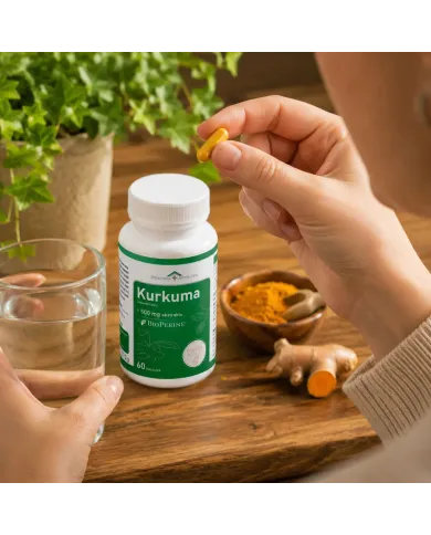 Kurkuma Esencja Natury – 490 mg kurkuminoidów + piperyna