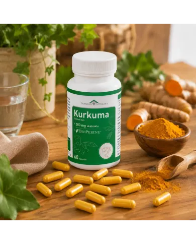 Kurkuma Esencja Natury – 490 mg kurkuminoidów + piperyna