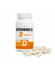 Witamina D3 4000 j.m. – wysoka dawka, 120 kapsułek