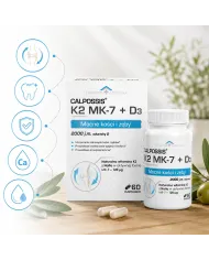 Calpossis K2 MK-7 + D3 2000 IU – mocne kości i zęby