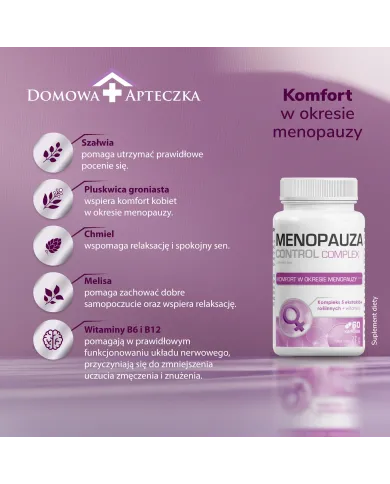 Menopauza Control Complex – szałwia, pluskwica, chmiel