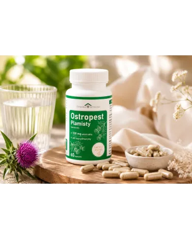 Ostropest plamisty – 265 mg sylimaryny na wątrobę