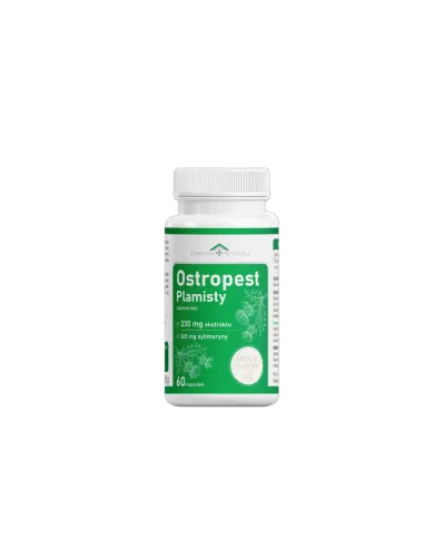 Ostropest plamisty – 265 mg sylimaryny na wątrobę