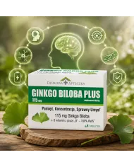 Ginkgo Biloba + witaminy B – wsparcie pamięci i koncentracji