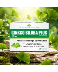 Ginkgo Biloba + witaminy B – wsparcie pamięci i koncentracji