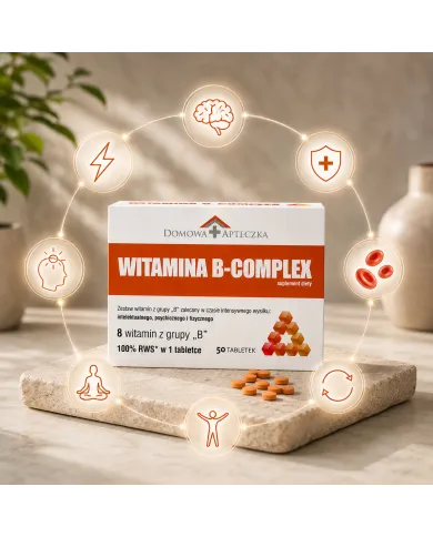 Witamina B-Complex – kompleks witamin z grupy B w tabletkach