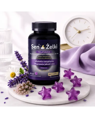 Żelki z melatoniną na sen – Sen Żelki z witaminą B6