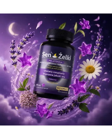 Żelki z melatoniną na sen – Sen Żelki z witaminą B6