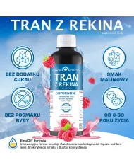 Tran z rekina malinowy 250 ml – zestaw 2 szt.