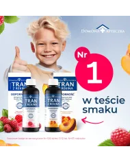 Tran z rekina malinowy 250 ml – zestaw 2 szt.