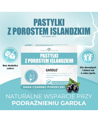 Syrop z Porostu Islandzkiego + Pastylki – zestaw