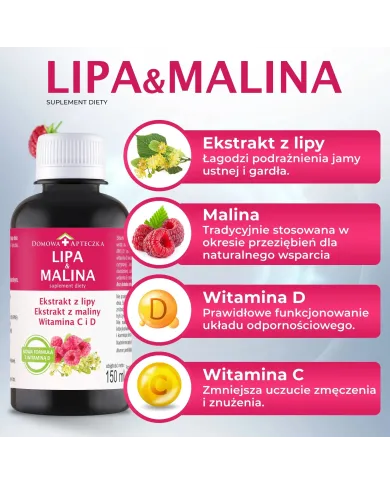 Lipa i Malina syrop – zestaw 2 szt.