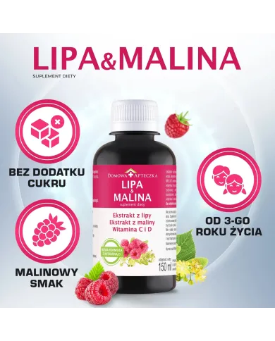 Lipa i Malina syrop – zestaw 2 szt.
