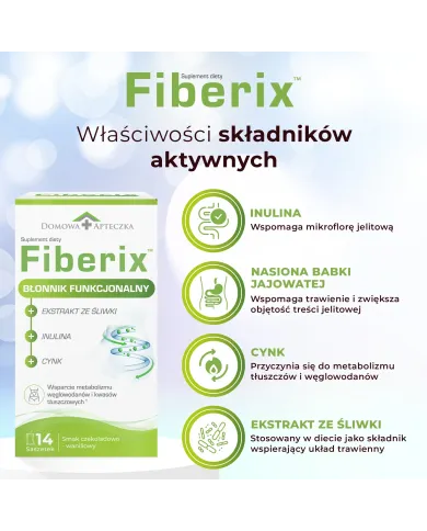 Fiberix – zestaw 2x 14 saszetek na trawienie