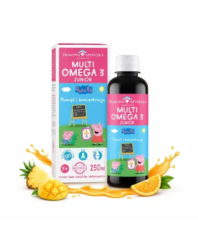 Multiomega 3 Junior + Żelki bez cukru – zestaw