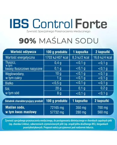 IBS Control Forte – zestaw 2x 60 kapsułek