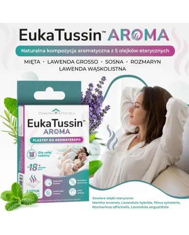 EukaTussin Aroma plastry – zestaw 3 szt.